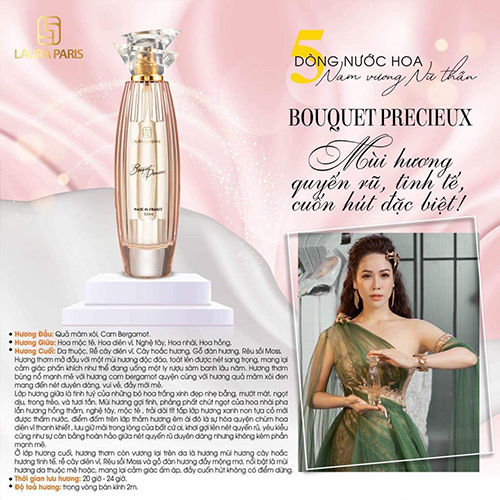 Nước hoa Nữ Số 1 Bouqet Precieux Laura Paris No1 100ml - Laura Sunshine Nhật Kim Anh